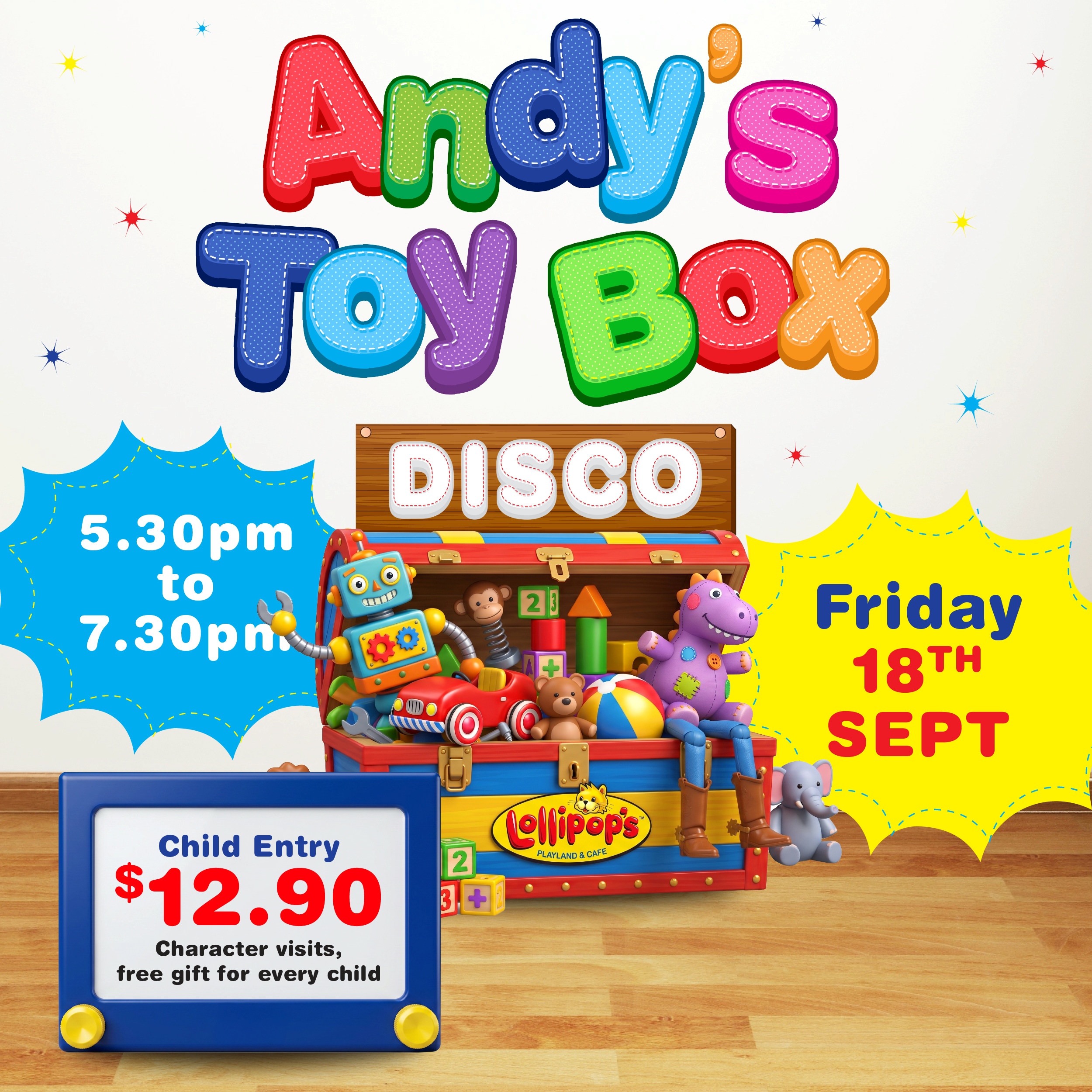 Andy’s Toy Box Disco